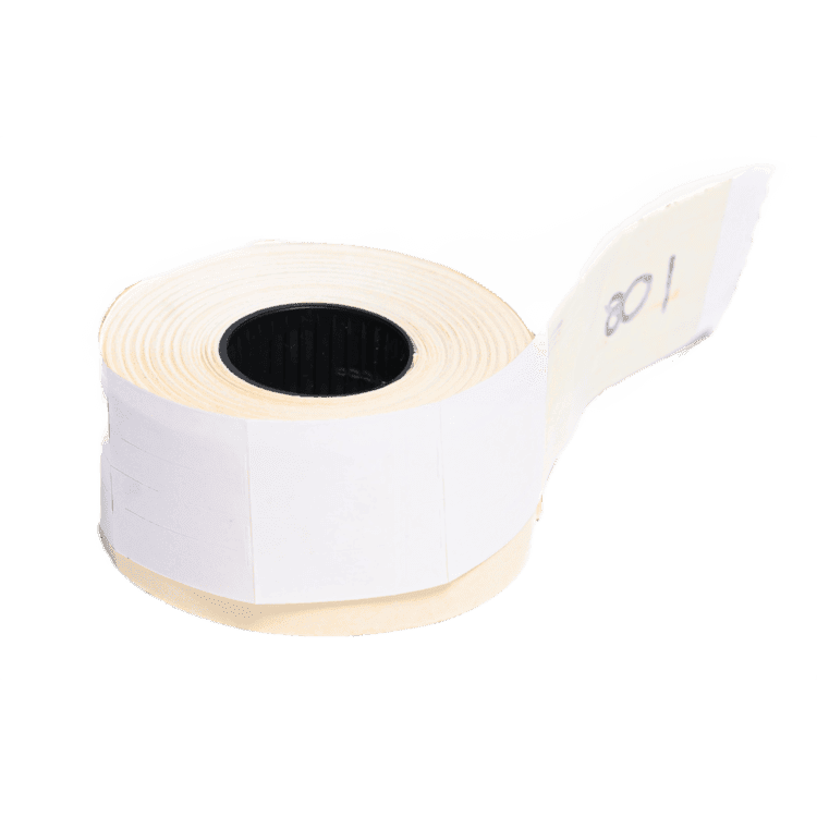 Labels White - Plain (29 X 28)