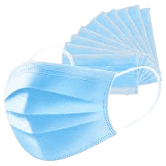 Blue 3 Ply Surgical Masks (50 per Pack)
