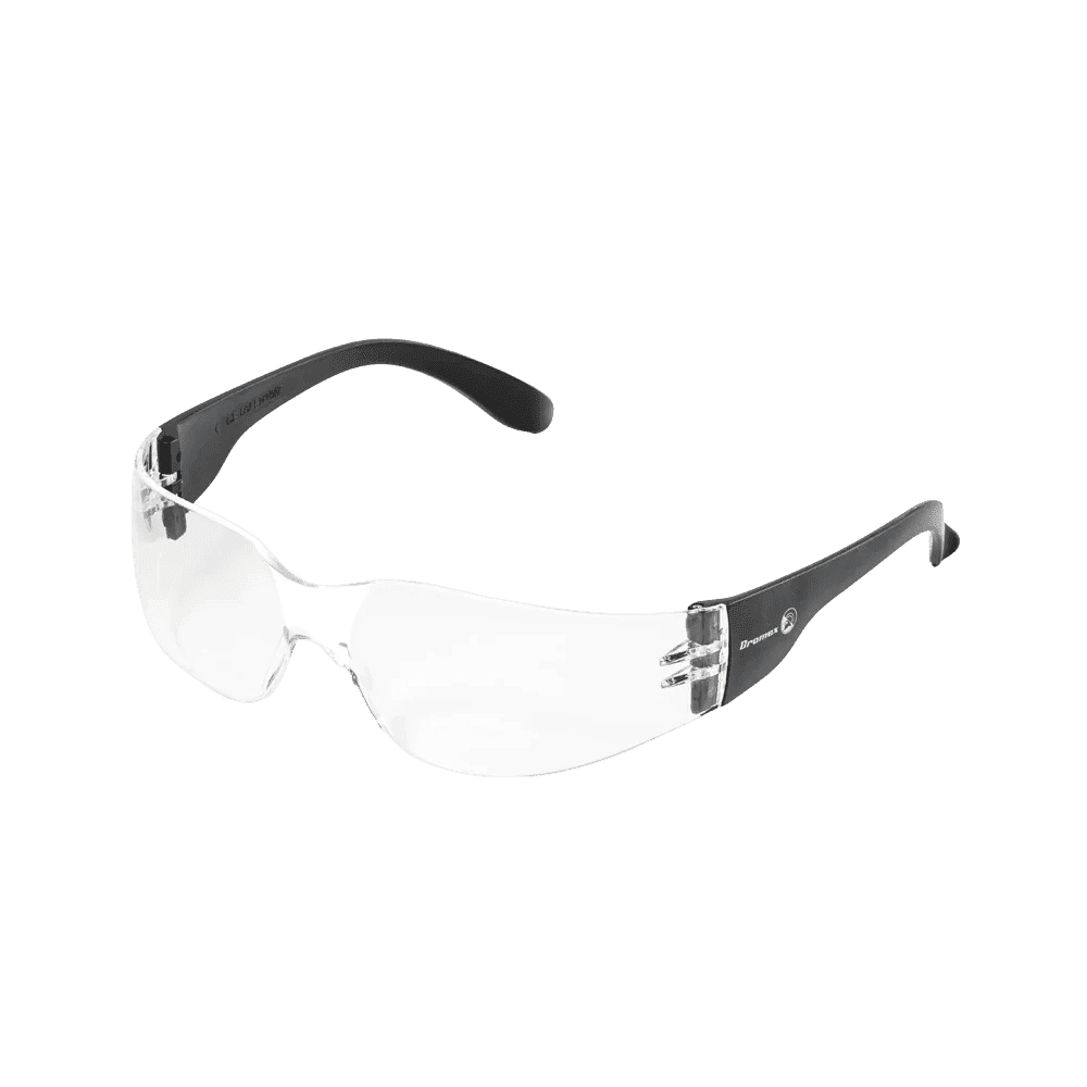 Clear Sporty Safety Specs (12 per Box)